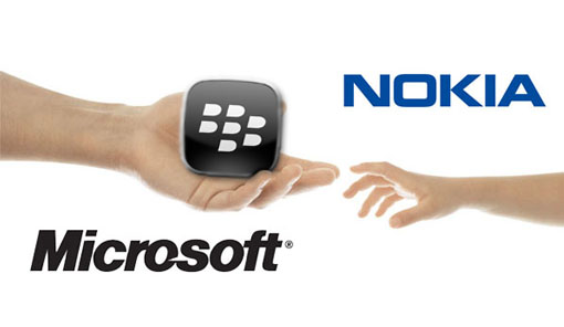 microsoft nokia blackberry