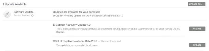 OS X 10.11 El Capitan tiene la segunda beta para todos