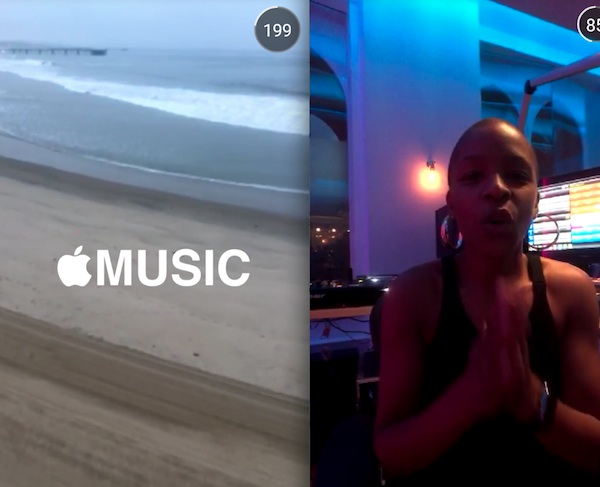 Apple Music te invita a ver los estudios de Beats desde Snapchat