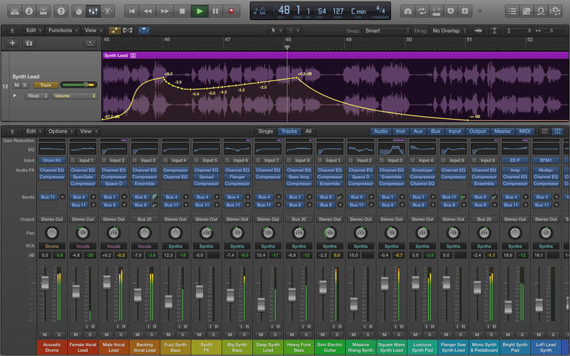 Apple actualiza Garage Band para iOS y su hermano mayor Logic Pro X 10.3