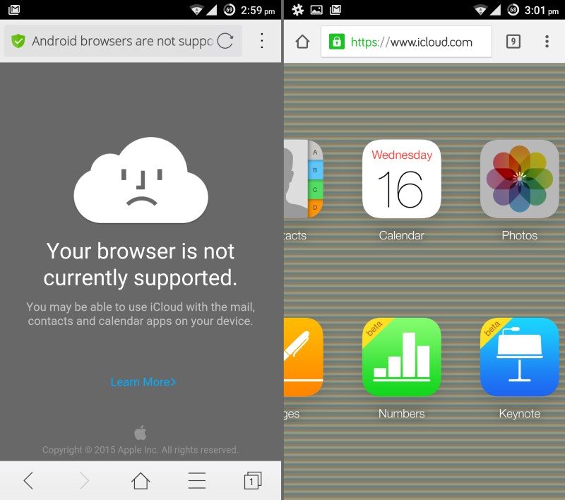 Find My iPhone no funciona para encontrar tu aparato con Android