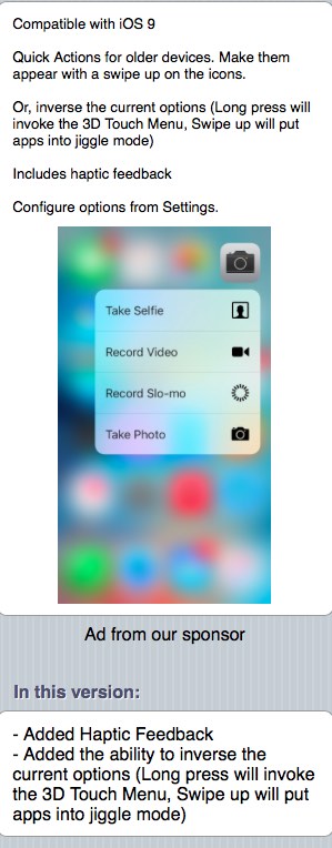 Forcy, otro tweak que activa 3D touch en todos los iPhones