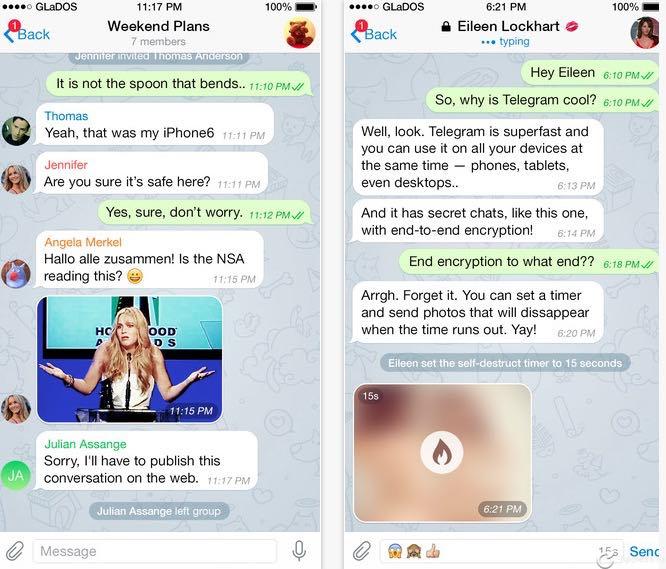 WhatsApp está bloqueando a Telegram en su app