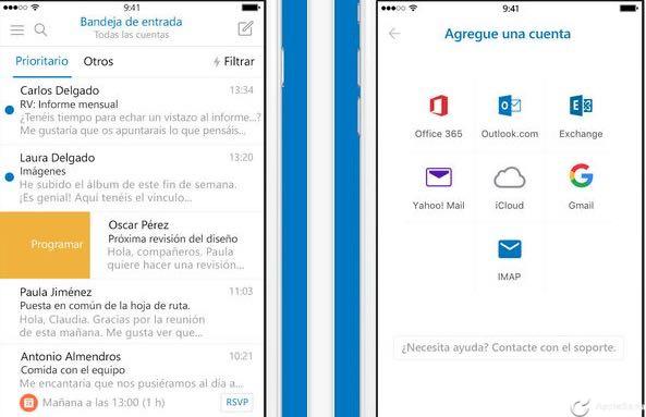 Microsoft Outlook para iOS