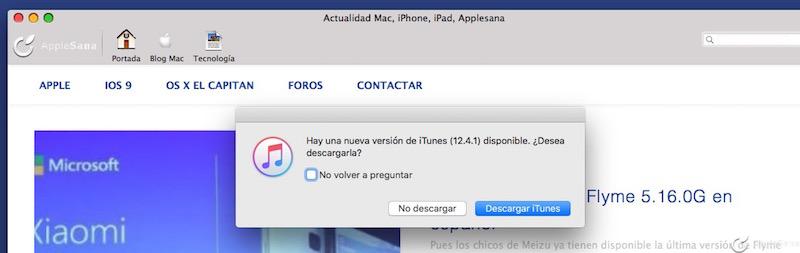 Apple vuelve con iTunes 12.4.1 mejorado, no te lo pierdas