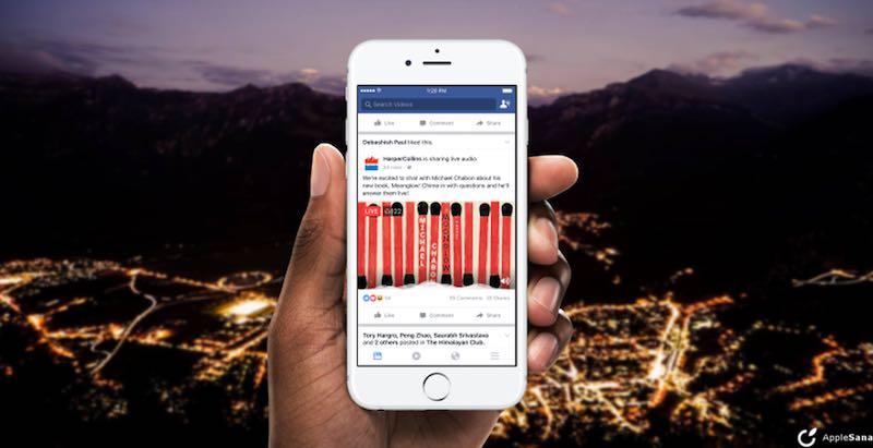 Lo nuevo de Facebook, Live Audio promete decir adiós a los podcasts
