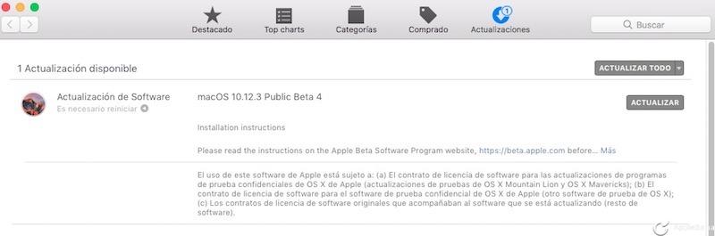 Nuevas actualizaciones de iOS 10.2.1 y macOS Sierra 10.12.3