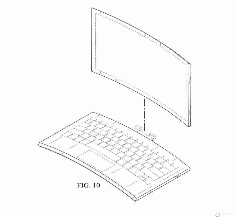 Intel quiere reinventar la industria con esta patente de un ordenador híbrido curvo