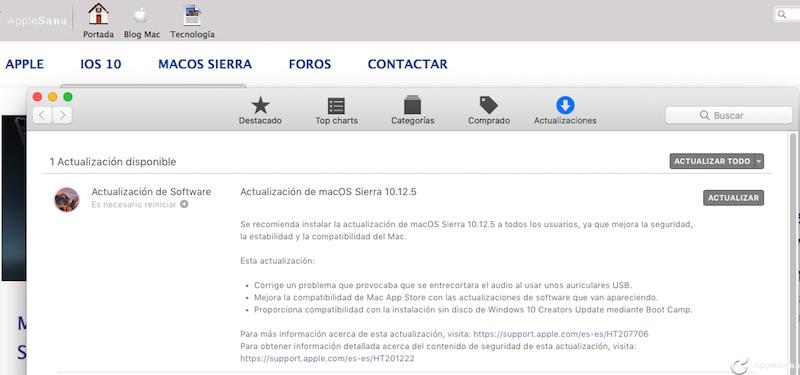 Microsoft y Google completan macOS Sierra 10.12.5 por fin